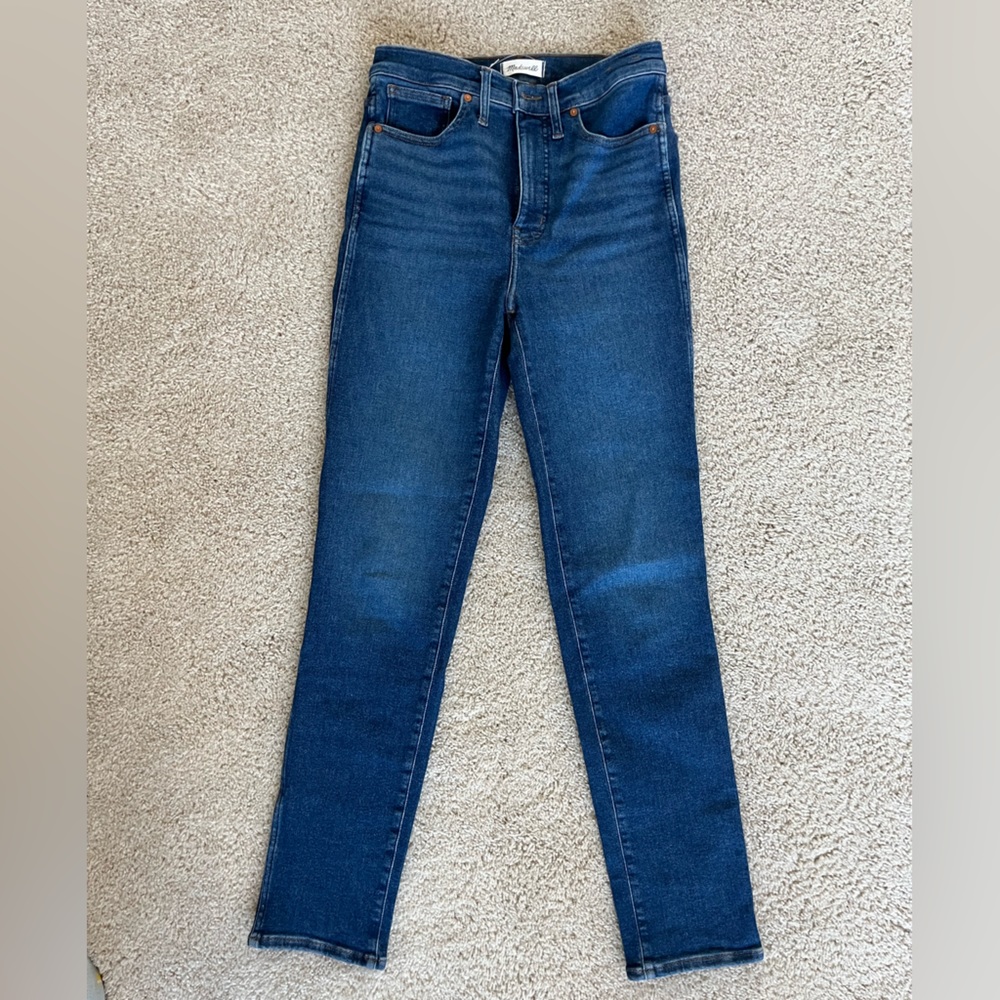 NWT Madewell Size 27 Tall Stovepipe Jeans